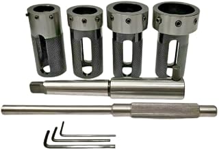 Lathe Tailstock Die Holder Set Of 4 Floating Type MT4 SHANK Holds Metric Die 4MT-Amz688