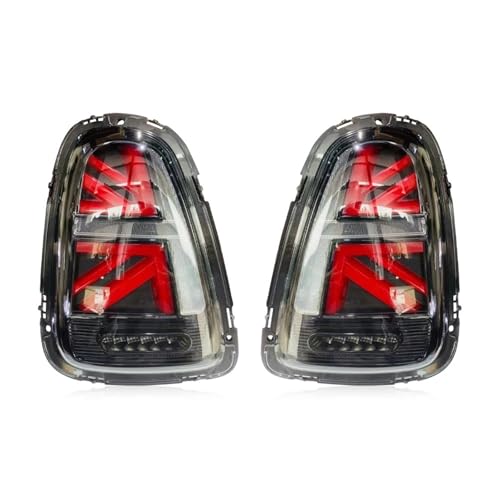 Luz trasera de coche R56 R57 R58 R59 cubierta rojo ahumado con funciones de freno y giro 7
