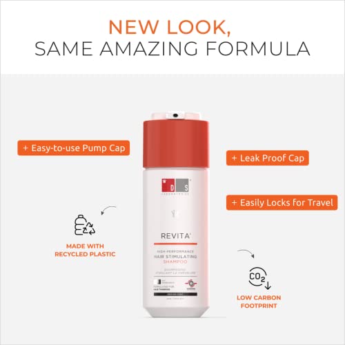 Revita Shampoo For Thinning Hair By Ds Laboratories - Volumizing, Thickening Shampoo For Men And Women, Supports Hair Growth, Hair Strengthening, Sulfate Free, 7 Fl Oz (205Ml) - Packaging May Vary #TOP2