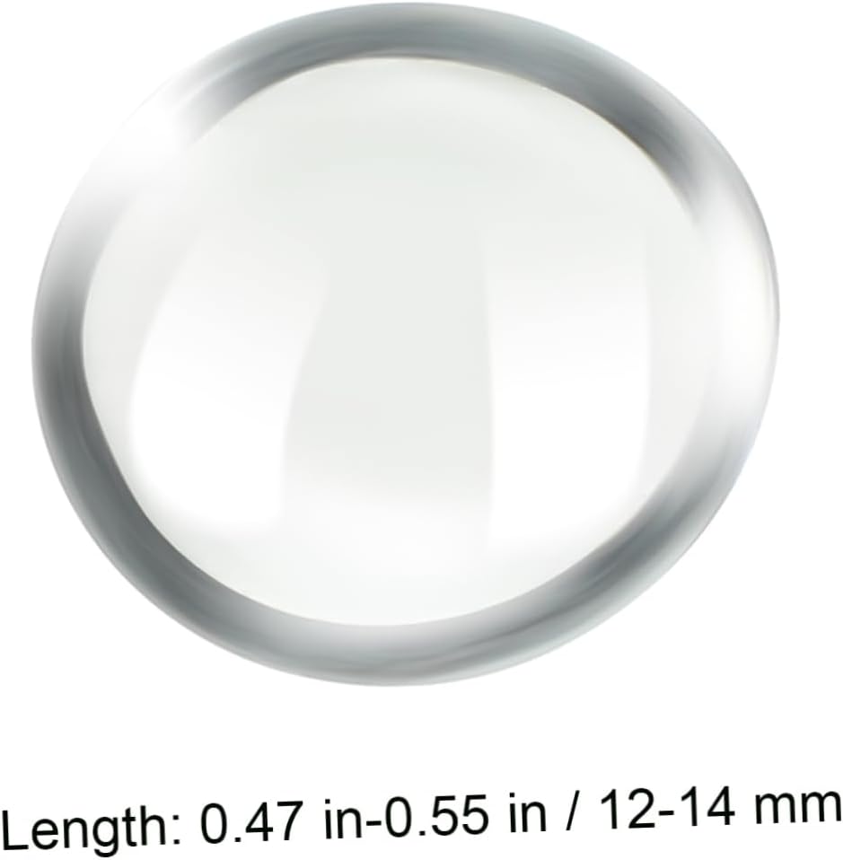 LIFKOME Clear Flat Glass Marbles for Vase Fillers Aquarium Decorations and Garden Centerpieces Smooth Decorative Stones for Events and Home Decor