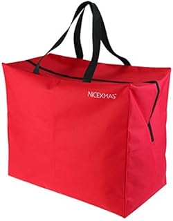 NICEXMAS Christmas Tree Storage Bag Jumbo Storage Bags with Carry Handle for Christmas Decoration Garland Baubles Lights