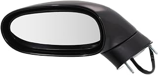 KarParts360 For Chevy Corvette 2005 06 07 08 2009 Door Mirror Driver Side | Heated | Power | Manual Folding | Paintable | Excluded Puddle Light | Excluded Memory | Replacement For GM1320412 | 15795837