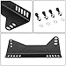 NRG Innovations NRG-RSC-100MB Adjustable Mild Steel Bucket Racing Seat Side Mounting Bracket Kit, Black Powder Coat