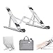 Soporte para portátil ajustable (10-15,6 pulgadas), soporte para portátil de aluminio, soporte para portátil ventilado plegable para MacBook, Lenovo, Sony, Dell, etc.