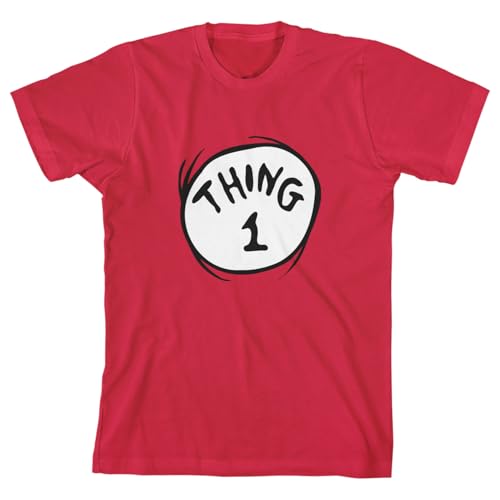 T-shirt Dr. Seuss Thing 1 and 2 enfant fini les hauts qui se déforment