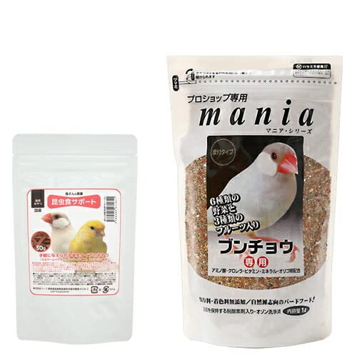 Amazon | 黒瀬ペットフード プロショップ専用 mania 文鳥 1L＋