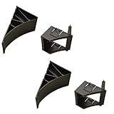 Achslast max.1600 kg 2 x Unterlegkeil für Anhänger + Halter 1600 kg SCHWARZ