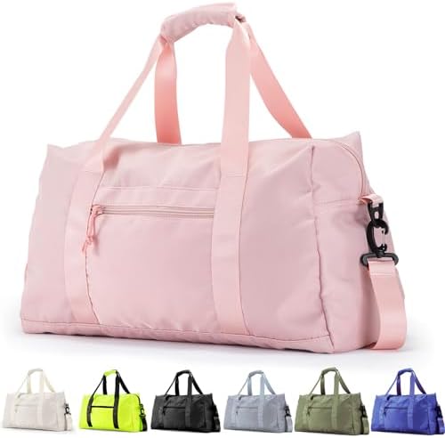 Travel Duffle Bag,Sport Gym Bag for Men And Women with Wet Pocket,Weekender Bag Carry On Tote Bags for Airplane