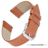 【Weiches Leder】 Laut Kundenfeedback ist dieses Leder angenehm zu tragen, da es weich und leicht ist. (Jedes Lederband ist nicht für langfristige Unterwasseraktivitäten geeignet. *** Weichheit: ★★★