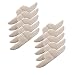 Collar Neck Liner Pads (10-Pack, Disposable, Self-Adhesive) - Feel Fresh & Dry All Day - Invisible Protection Against Collar Sweat & Stains