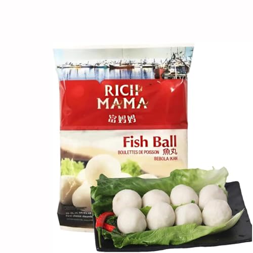 富媽媽魚丸 Fish Ball 団子 魚団子 魚丸 つみれ 火鍋具材 冷凍丸子 冷凍食品 (200gx1点)