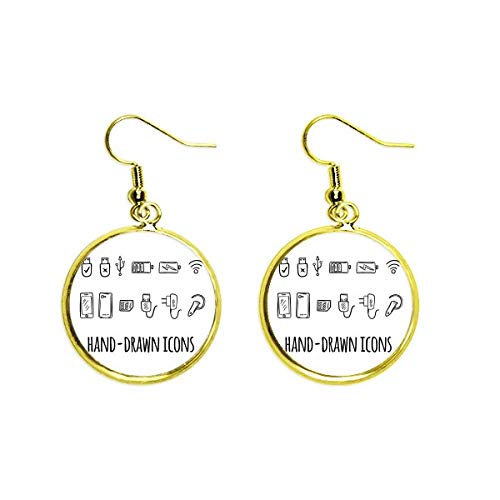 Pendientes tiburón feroz silueta dorados de mujer accesorio elegante