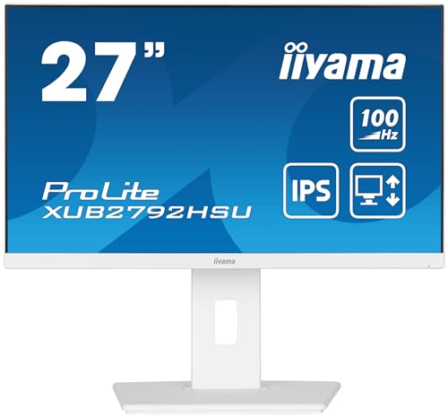 iiyama XUB2792HSU-W6 27" Blanco Panel IPS, 1920x1080100Hz, 250cd/...