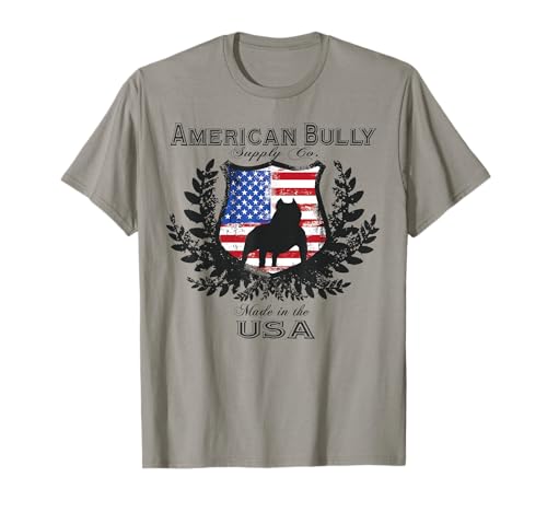 American Bully Breed Made in U.S.A. camicia Maglietta