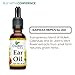 Creation Farm Ear Oil Drops with Mullein, Calendula, St Johns Wort, All Natural Herbal Relief for Earwax Removal, Earache Soothing, Itchy Irritated, Clogged or Dry Ears Made in USA