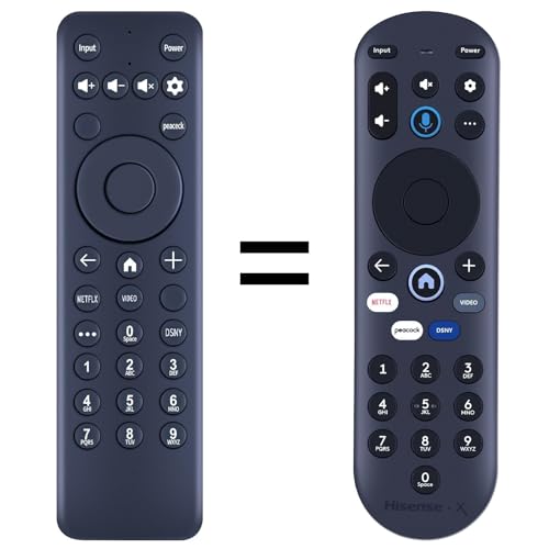 Télécommande Hisense R34010 de remplacement pour TV XClass 43A6GX 50A6G Pioneer