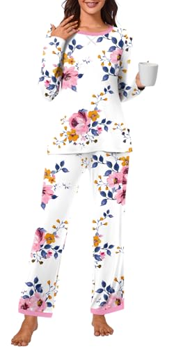 Bestbee Womens Pajamas Set 2 Piece Pjs Sets Ladies Winter Long Sleeve Sleepwear Soft Lounge Outfits With Pockets2