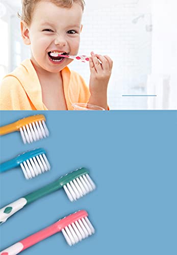 Kids Toothbrushes 3-5 Toddler Children's Manual Toothbrushes 2-3 Years Soft Bristles Kids Toothbrush for Boys Girls Child 2-5 Years 4 Pack