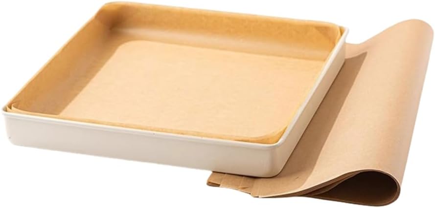 100Sheets Untreated Parchment Paper 34x34cm Nonstick Pre Cut Designs Paper For Baking And Cooking