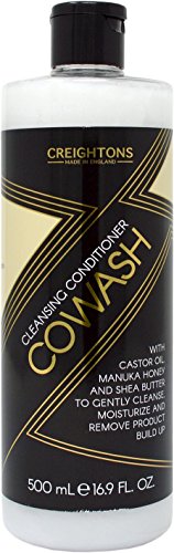 Creightons Cleansing Conditioner Cowash with Castor Oil, Manuka Honey, Shea Butter, 16.9 Oz.