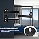 Projector Stand Beamer Halterung Wand, Metallhalter Multi-Winkel Verstellbare 3-Arm- Projektorhalterung Anzug für Projektor/Überwachungsbügel mit 1/4-Zoll-Schraubschnittstelle Gelenkarm Halterung