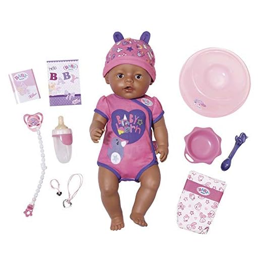 BABY born - Muñeca bebé Niña con 9 funciones