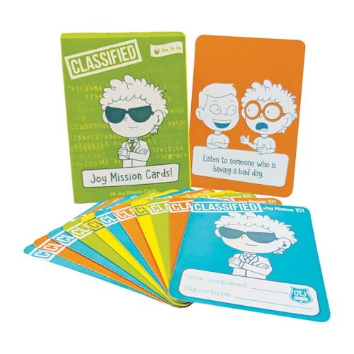Open The Joy Kindness Mission Cards for Kids | 56 Secret Missions to Build Empathy, Compassion & Social Skills | Fun Screen-Free Activity Game for Families & Classrooms | Ages 4+ | SEL Learning Cards