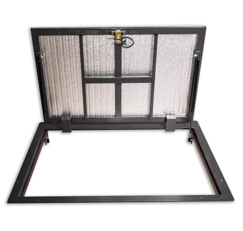 Trampilla Para el Suelo 600 mm x 1000 mm - Trampilla de Suelo - Tapa de Pozo - Pozo de Inspección - Las Juntas Especiales Protegen Contra la Humedad y Los Olores Extraños