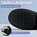 RINJOY Waterproof Shoe Covers Non-Slip Rain Shoe Covers Reusable Silicone Shoes Covers For Rain Resistant Rain Boots For Men Women Outdoor Overshoes Protection