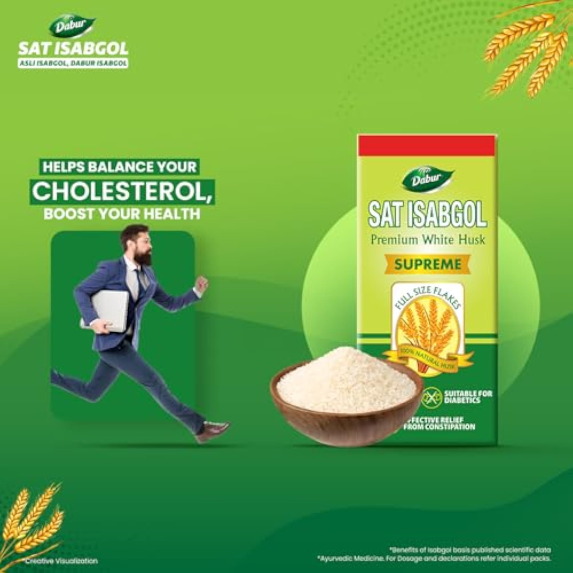 DABUR Sat Isabgol (Psyllium Husk), 45g