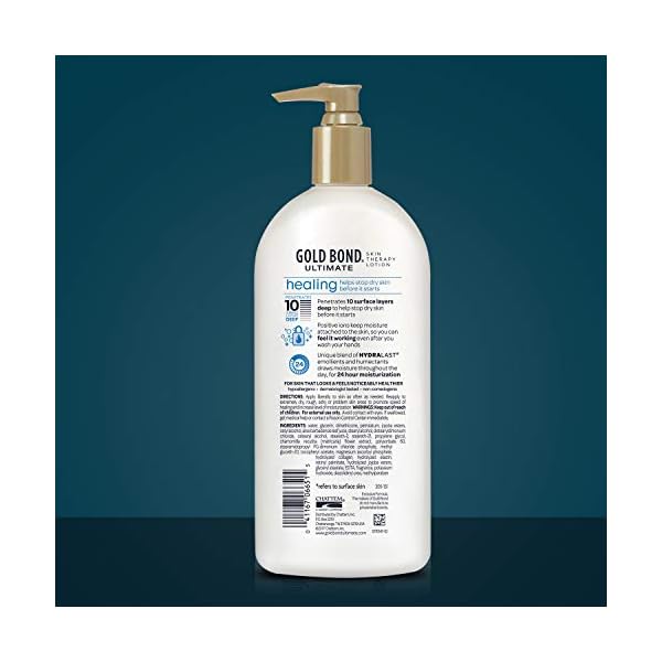 Gold Bond Healing Hydrating Lotion, 20 oz., With Aloe, Moisturizes, Immediate 24-Hour Hydration