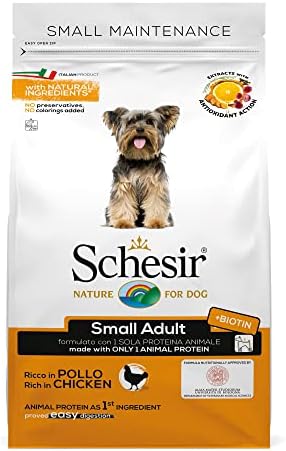 Schesir, Small Adult, Cibo Secco per Cani di Piccola Taglia, Comp...