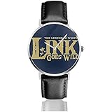 ⌚Funktionen: Vollständig gedruckt mit den personalisierten Mustern; Komfortables Gefühl mit dem schwarzen Pu-Lederband; Gut gestaltet mit dem klassischen Stil.