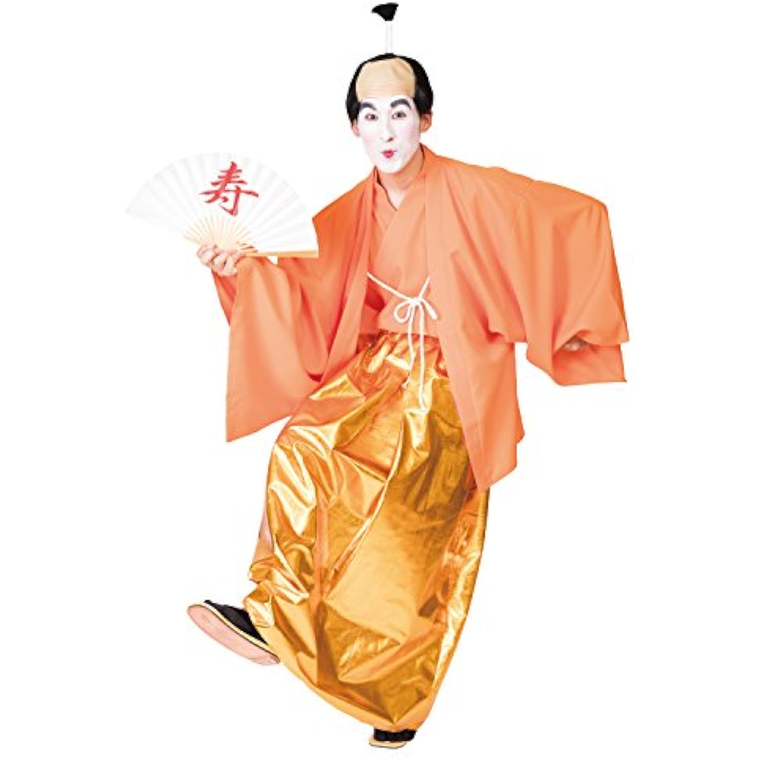 クリアストーン(Clearstone) MENコス コスプレ ハロウィン お殿様 ユニセックス オレンジ 詳細画像1