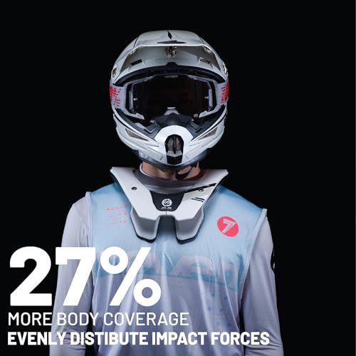 Atlas Brace Air Neck Brace (Adult - Small) for Use in: Powers, Offroad Racing, Motocross, Mountain Biking, and BMX (Black/Chrome)