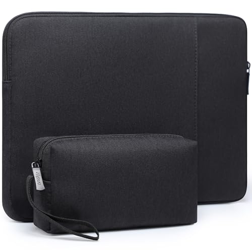 HYZUO 14-15 Zoll Laptoptasche Hülle Set für MacBook Air M5, Schwarz