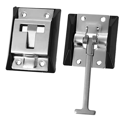 HEALEEP Stainless Steel Air Hook Replacement Catch Camper Door Holder Van Door Retainer Product Trailer Item Style from Entrance Camping Blocker Holds Exterior Keep Simple Silver
