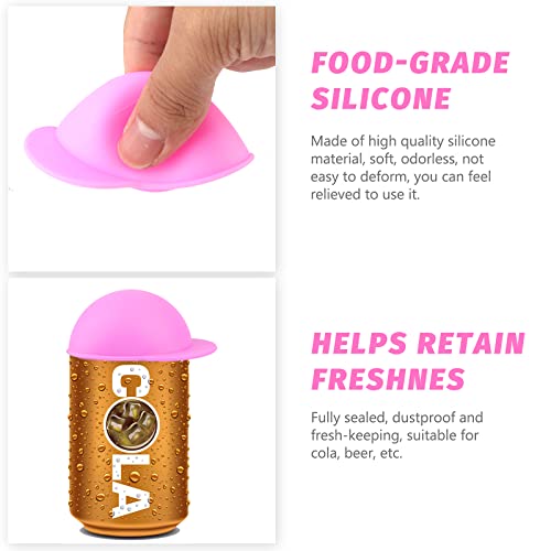 Getränkedose Deckel aus Silikon,10 Stück Dosendeckel Getränkedose Anti-Staub Auslaufsicherer Silikondeckel Cola Deckel… - Image 3