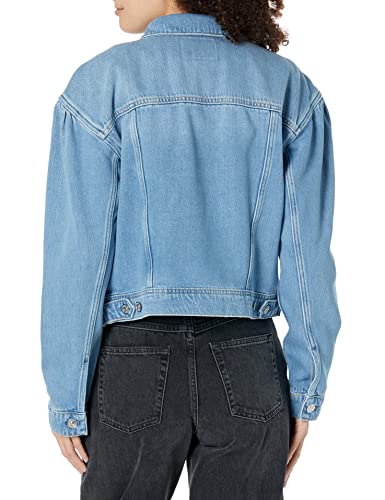 PAIGE Women's Blythe Jacket Puff Sleeve2