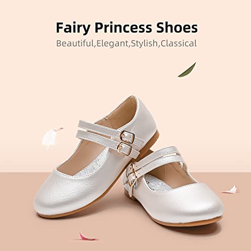 Girls Dress Shoes Princess Wedding Girls Flats Toddler Girl Shoes for Little Big Kids3