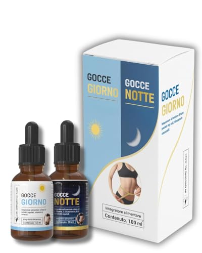 Dr. Corradini – Integratore Naturale in Gocce Giorno & Notte | Metabolismo, Vitalità, Relax e Sonno – Box 2 Flaconi da 50 ml (100 ml Totale)