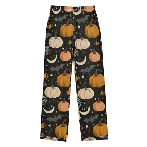 Pajama Bottoms, Pajamas Long Pant Vintage Halloween Pumpkins Lounge Wear Casual Sleep Pants Soft Pjs Sleepwear