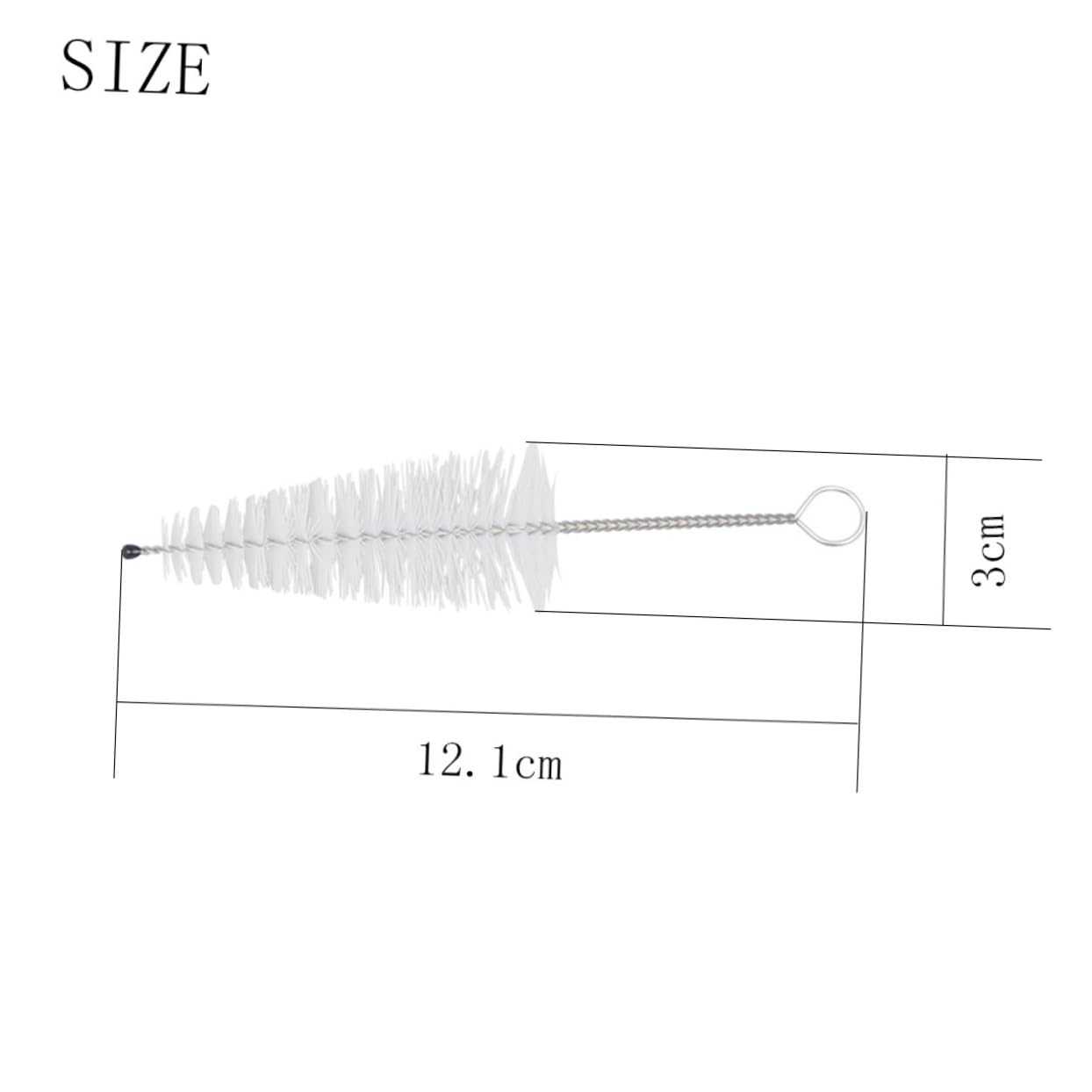 Garneck Trumpet Cleaning Brush Tool Soft Bristle Design for Cleaning of Trumpet Mouthpieces Durable Reliable Instrument Maintenance Accessory for Beginners and Professionals