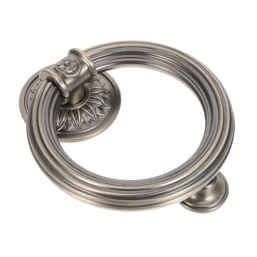 SHINEOFI Tirador de Puerta Retro con Anilla para Puerta de Jardín Manija de Metal Vintage para Portón con Diseño Clásico y Resistente