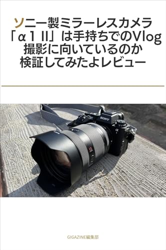 ソニー製ミラーレスカメラ「α1 II」は手持ちでのVlog撮影に向いているのか検証してみたよレビュー