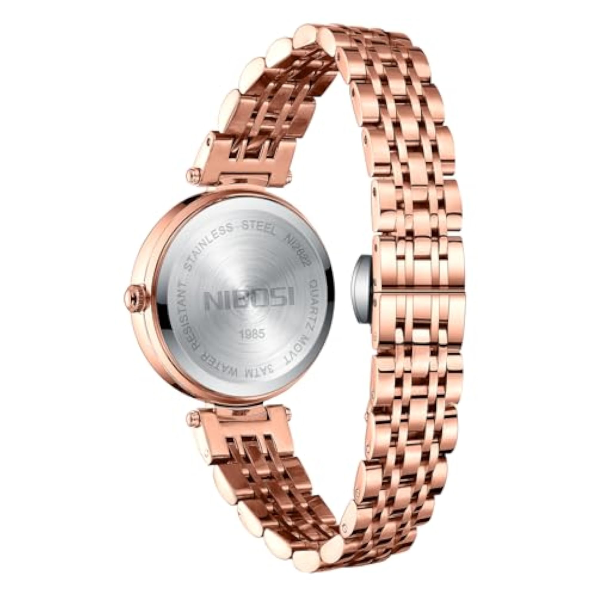 Women's Diamond Studded Square Dial Watch, Elegant Gift