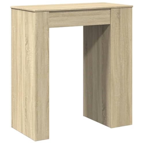 Table de bar gain de place avec 3 étagères pour petits espaces et studios - 7
