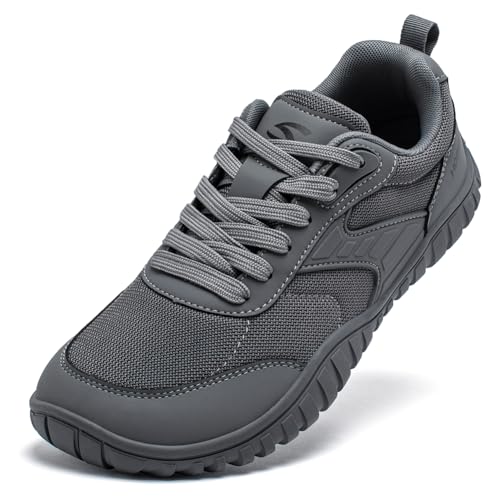 Image of HOBIBEAR Wide Barefoot Shoes for Womens Mens Minimalist Trail Running Hiking Sneakers Comfortable Lightweight