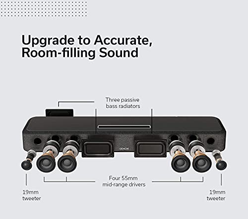 Denon Home Sound Bar 550 With Dolby Atmos And Heos Built-In (Factory Certified Refurbished) #TOP2