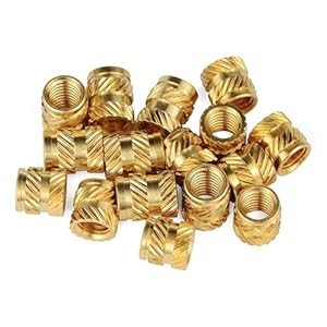 Gshupiou GSHUPIOU M3 Messing Rändelmuttern 5 Stück